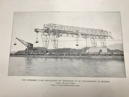 Planche Usine Industrie Port Société D'embarquement à Alger Algérie - Máquinas