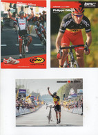 CYCLISME  TOUR DE FRANCE  3 CARTES DE PHILIPPE GILBERT - Cycling