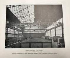 Planche Usine Industrie SA Du Nord De La France Nicaise Delcuve à La Louvière - Macchine