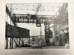 Planche Usine Industrie SA Métallurgique Du Hainaut à Couillet - Machines