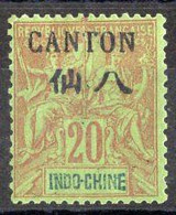 Canton Timbre-poste N°23*  Neuf Charnière Cote 30€00 - Ungebraucht