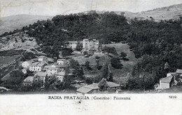 BADIA PRATAGLIA - CASENTINO - CARTOLINA FP SPEDITA NEL 1909 - PANORAMA - Arezzo