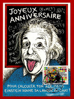 Frankreich / France 2005  Mi.Nr. 3930 , Albert Einstein - Maximum Card - Paris 16.04.2005 - Albert Schweitzer