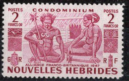 Nouvelles HEBRIDES Timbre-poste  N°153* Neuf Charnière TB Cote 21€00 - Unused Stamps