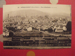 Haute-Saône . 70. Héricourt. Vue Générale. Gare Train Locomotive Wagon De Marchandise Chemin De Fer - Héricourt