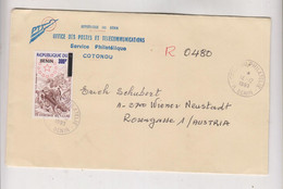 BENIN 1993 Registered Cover To Austria - Benin – Dahomey (1960-...)