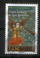 NOËL 2022. Baldaquin De La CHAPELLE DE SAN BARTOMEU, Timbre Oblitéré, 1 ère Qualité - Usados