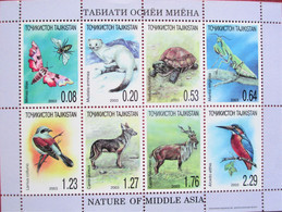 Tajikistan  2003  Nature Of Middle Asia Bird  Butterfly    M/S  MNH - Tadschikistan