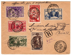 Nouvelle - Calédonie : Exposition Internationale Paris 1937 : Lettre Rec. - Cartas & Documentos