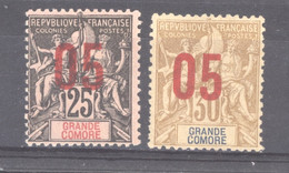 Grande Comore  :  Yv  24-25  * - Unused Stamps
