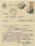 TORINO -COMMERCIALE -DITTA G.ALLEMANO 1922 - Other & Unclassified