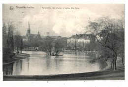 IXELLES - Elsene - Perspective Des étangs Et église Ste Croix - 1913 - Nels - Serie 1 No 168 - Ixelles - Elsene