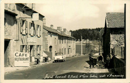 St Bonnet Le Froid * Carte Photo * Entrée Du Village Route D'annonay * Café Restaurant - Autres & Non Classés