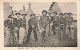 CPA Buffalo Bill's West - Buffalo Bill Et Cowboys - - Personen