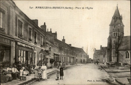 72 - MAROLLES-LES-BRAULTS - Place De L'église - Marolles-les-Braults