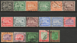 Malaya Selangor 1935-41 Definitives Part Set Of 17 To $5 (missing $1), Used, SG 68/85 (MS) - Selangor