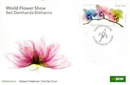 World Flower Show . FDC 2014 - FDC