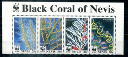 NEVIS 836-839 Oberrand Mnh, WWF, Korallen, Coral, Coraux - St.Kitts Und Nevis ( 1983-...)