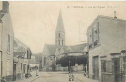 ORGEVAL-rue De L'église - Orgeval