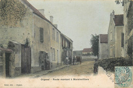 ORGEVAL-route Montant à Morainvilliers - Orgeval