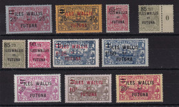 Wallis Et Futuna N°30/39 - Neuf * Avec Charnière - TB - Ungebraucht