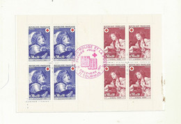 CARNET CROIX ROUGE 1971 OBLITERATION PREMIER JOUR. - Red Cross