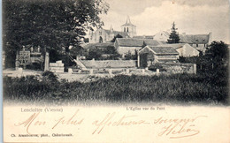 86 LENCLOITRE - L'église Vue Du Pont - Lencloitre