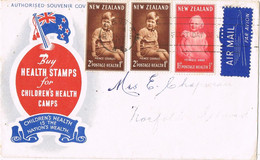 47904. Carta Aerea AUCKLAND (New Zealand) 1952. Children's Health Camps - Cartas & Documentos