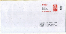 PAP MARIANNE L'ENGAGE "  SAUVEGARDE RETRAITES " Port Payé Par 351194 NEUF ** - PAP: Antwoord