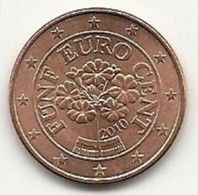 Österreich, 5 Cent, 2010,  Vz, Sehr Gut Erhaltene Umlaufmünzen - Autriche