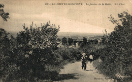 N°101323 -cpa La Frette -Montigny -le Sentier De La Halte- - La Frette-sur-Seine