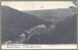 CPA Très Rare - BELGIQUE - HASTIERE-LAVAUX - LA DESCENTE DU FERON - édition Merveille-Pinon / 12427 - Hastière