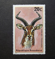 Rwanda - Rep. Rwandaise - 1975  - N°  673  - Animals - Nature - Antilope - Cop De L' Ouganda  - MNH - Ungebraucht