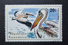 Rwanda - Rep. Rwandaise - 1975  - N°  660  - Bird -  Pelican - MNH - Ungebraucht