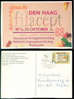 Nederland 1988 Postkaart FILACEPT Den Haag - Bourses & Salons De Collections