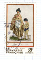 FP+ Polynesien 1984 Mi 406 Frau Mit Kind - Used Stamps