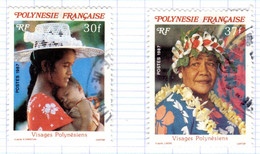 FP+ Polynesien 1987 Mi 471-72 Frauen - Gebruikt