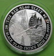 Tuvalu 1 Dollar 2021 Pirate Series - Ching Shi, Red Flag (999 Sterling Silver, 1 Oz) - Tuvalu