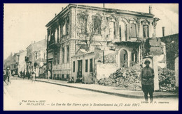 * MACEDOINE - MACEDONIE - MONASTIR - Rue Du Roi Pierre Après Le Bombardement Du 17 Août 1917 - Animée - 9 - Edit. P.P. - Mazedonien