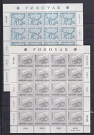 EUROPA CEPT / HISTOIRE - 1982 - FEROE FEUILLET COMPLET YVERT N°64/65 ** MNH - COTE = 40+++ EUR - Färöer Inseln