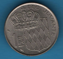 MONACO 1 FRANC 1960 KM# 140 Rainier III - 1960-2001 Nouveaux Francs