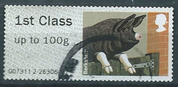 GROSBRITANNIEN GRANDE BRETAGNE GB 2012 POST&GO PIGS: BERKSHIRE PIG FC Up To 100g SG FS 33 MI ATM33 YT TD33 - Post & Go Stamps