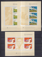 EUROPA CEPT /  - 1983 - PORTUGAL + MADERE + ACORES - BLOCS COMPLETS ** MNH - COTE YVERT = 39 EUR. - 1983