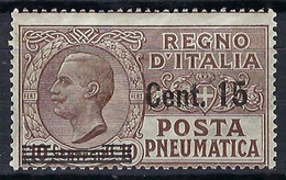 ITALIE Pneumatiques Ca.1925:  Le Y&T 6 Neuf* - Posta Pneumatica