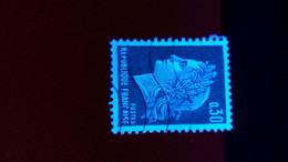 1969 N° 1611  OBLITERE  ESSUYAGE ENCRE VERT BAS / ANNEAUX LUNE TËTE - Used Stamps