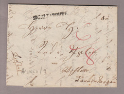 CH Heimat SG St.Gall Et Route 1837-09-20 (Wyl) Brief Nach Wohlen - ...-1845 Préphilatélie