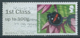 GROSBRITANNIEN GRANDE BRETAGNE GB POST&GO 2016 LADYBIRDS:HEATHER LADYBIRD FC Up To 100g USED SG FS163 MI AT112 YT TD111 - Post & Go (automatenmarken)