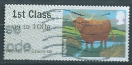 GROSBRITANNIEN GRANDE BRETAGNE GB 2012  POST&GO ROWS: HIGHLAND 1ST LARGE Up To 100g USED SG FS45 MI ATM 42 YT TD 42 - Post & Go Stamps