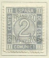 ESPAÑA 1872 - AMADEO I - 2 CENTIMOS - GRIS - EDIFIL Nº 116 - Used Stamps