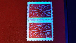 1992  N° 2775 SE TENANT  OBLITERE PLUSIEUR TACHE ENCRE ROUGE NOM - Used Stamps